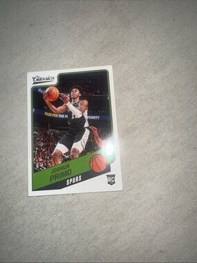 Classic Spurs Rookie Card with Green and Black Accents